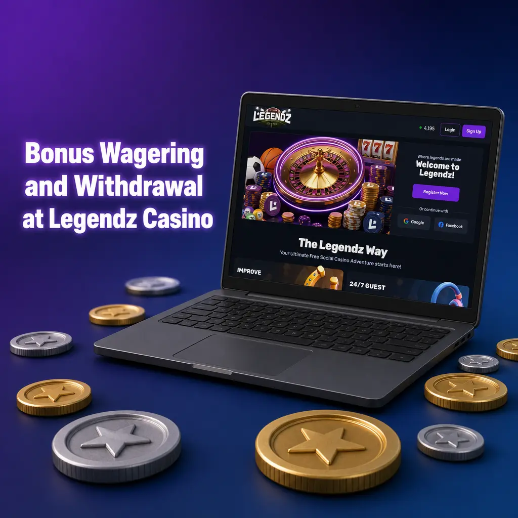 Bonus wagering and withdrawal process at Legendz Casino