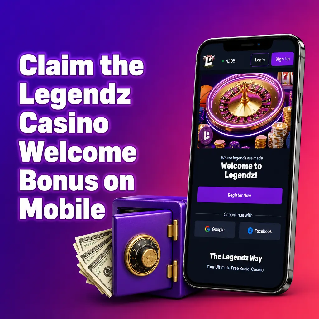 Legendz Casino mobile welcome bonus