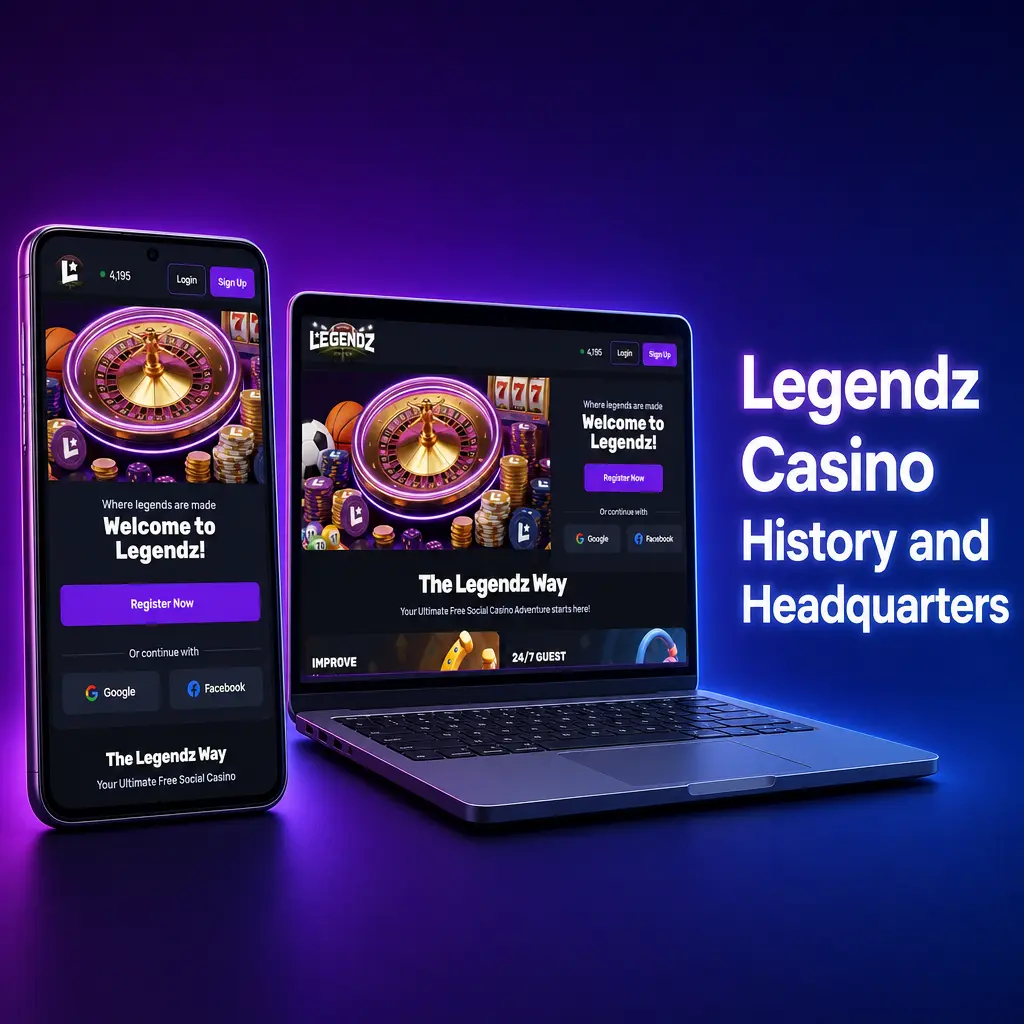 Legendz Casino platform and headquarters overview