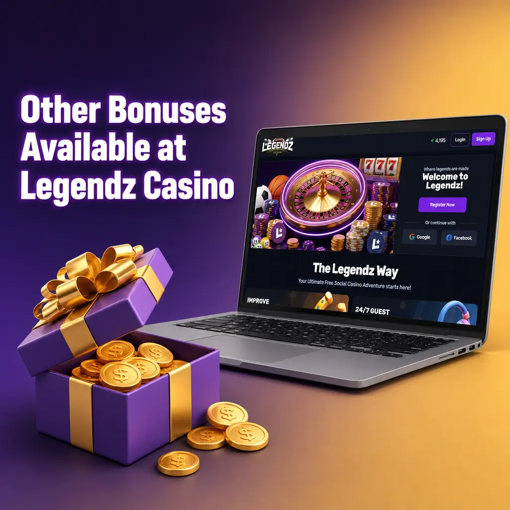 Legendz Casino bonus promotions